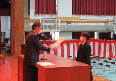 知事賞　都野七海さん