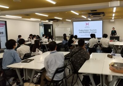 会場である専門学校の紹介をしていただきました